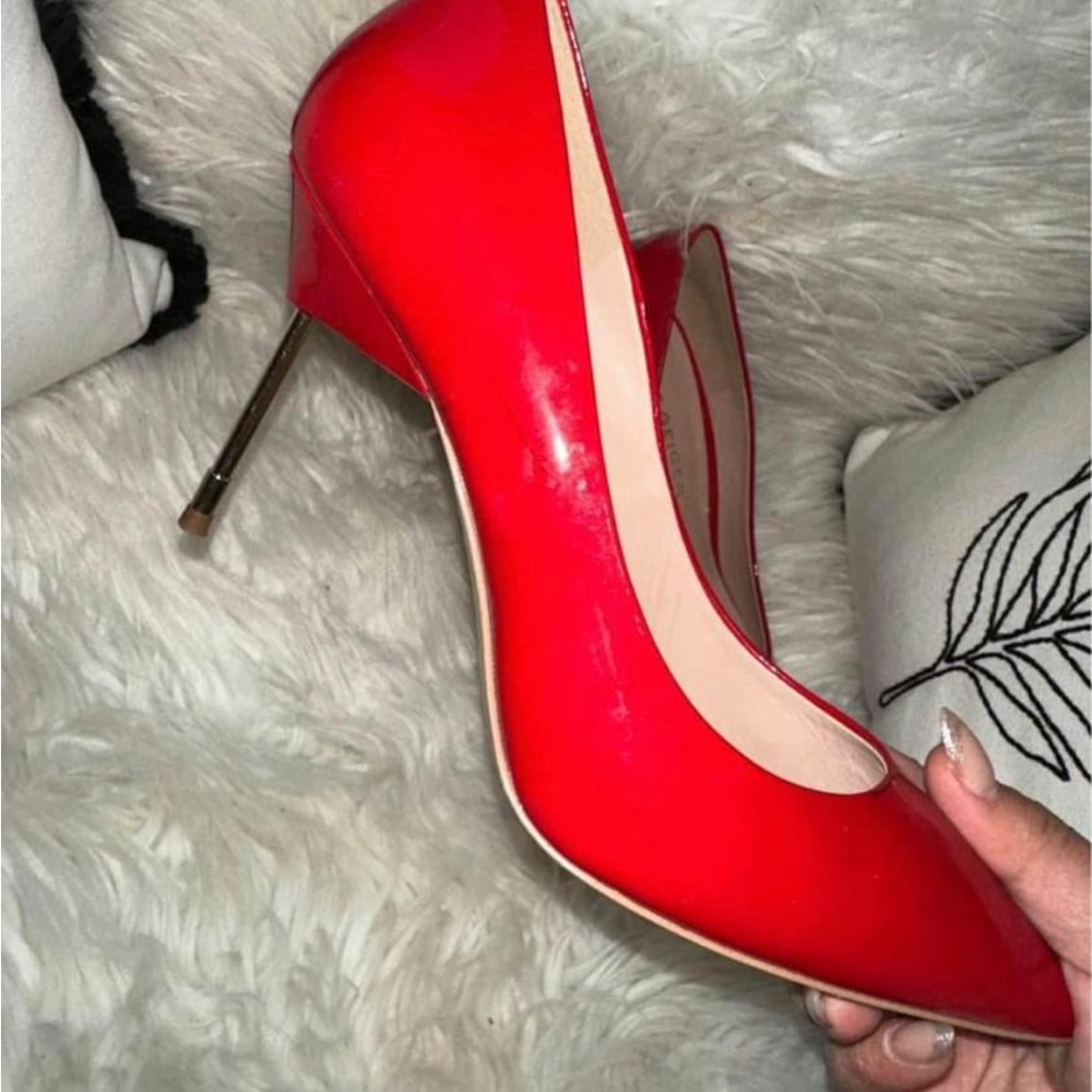 Kurt Geiger red heels